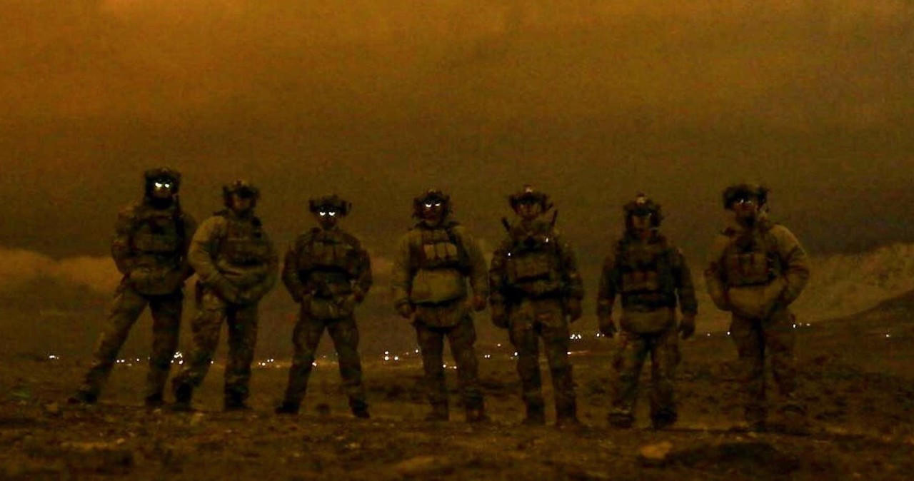 Rangers at night